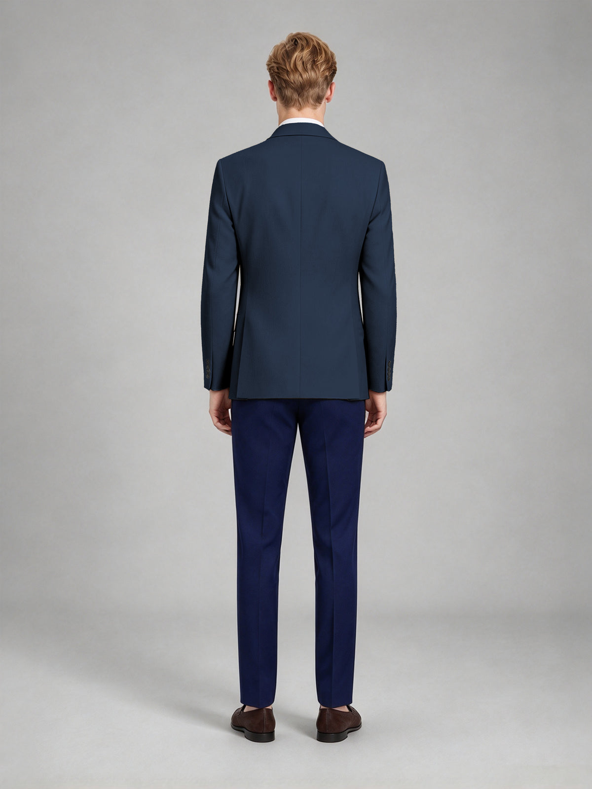 Savile Men's Slim-Fit Blazer – Notch Lapel Sport Coat | Navy Blue - Navy_Blue