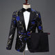 Blue Jacquard