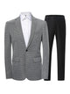 Silver Top + Black Pants