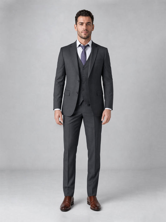 Savile Classic 4-Piece Suit – Upper body front view smiling