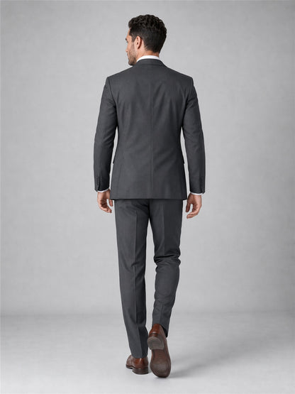Savile Classic 3-Piece Suit – Three-quarter front view looking down