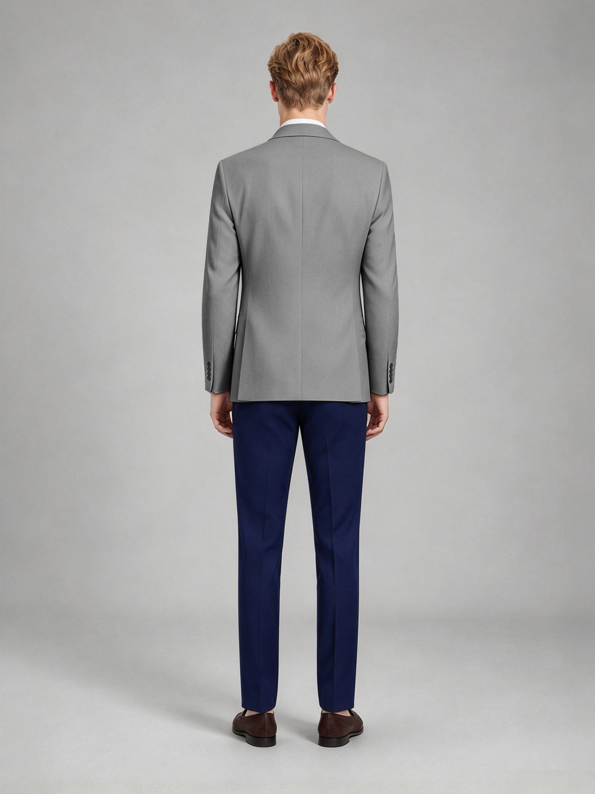 Savile Men's Slim-Fit Blazer – Notch Lapel Sport Coat | Gray - Gray