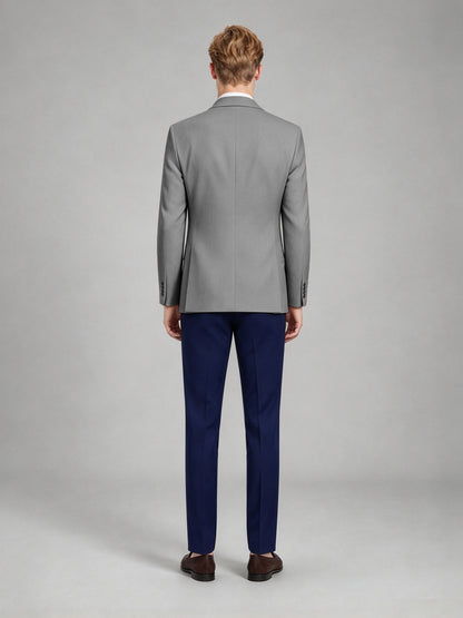 Savile Men's Slim-Fit Blazer – Notch Lapel Sport Coat | Gray - Gray