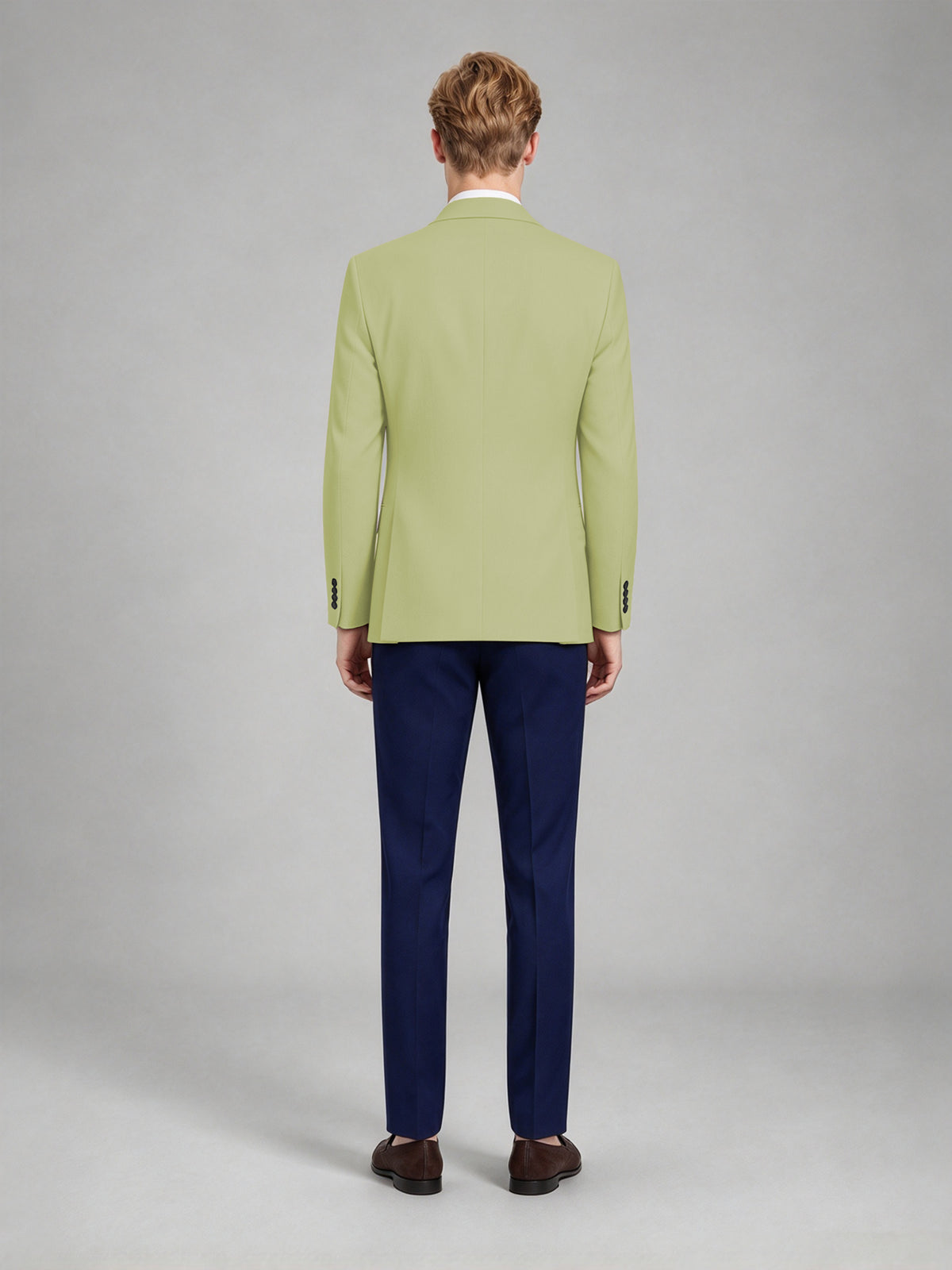 Savile Men's Slim-Fit Blazer – Notch Lapel Sport Coat | Light Olive - Light_Olive