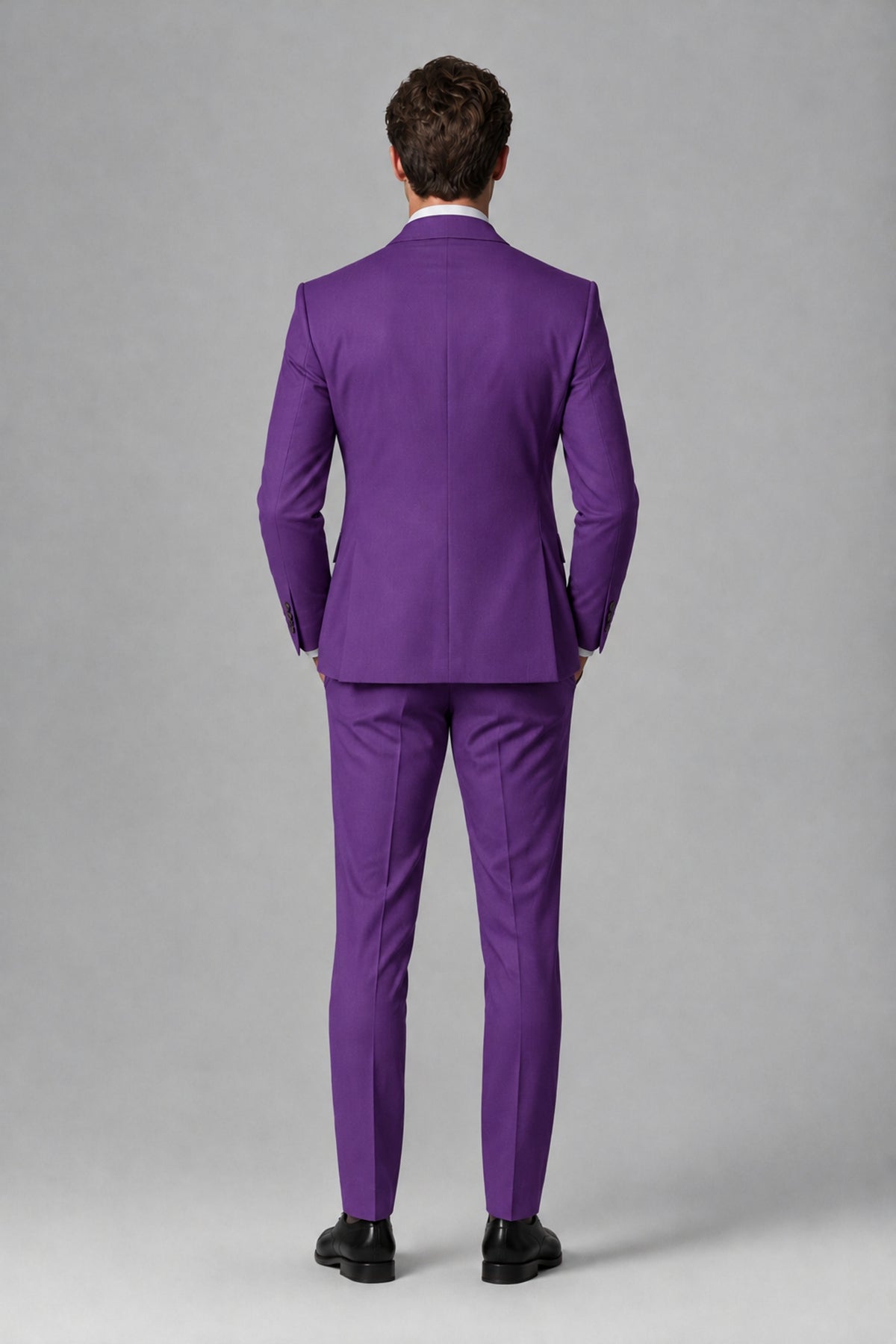 Savile Men's Dusty Purple 3-Piece Suit – Jacket, Vest & Trousers | QX0113 - Purple