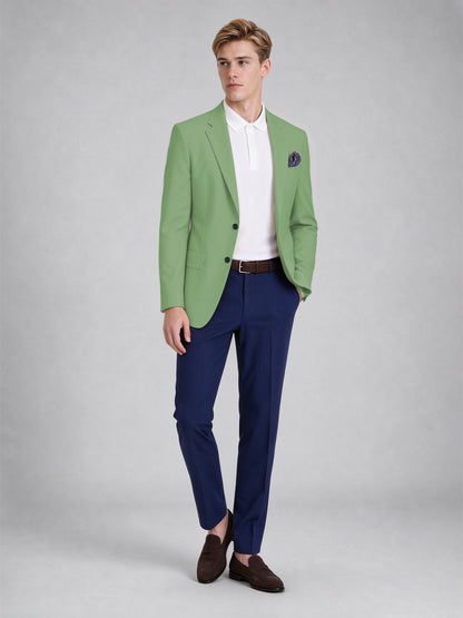 Savile Men's Slim-Fit Blazer – Notch Lapel Sport Coat | Sage Green - Sage_Green