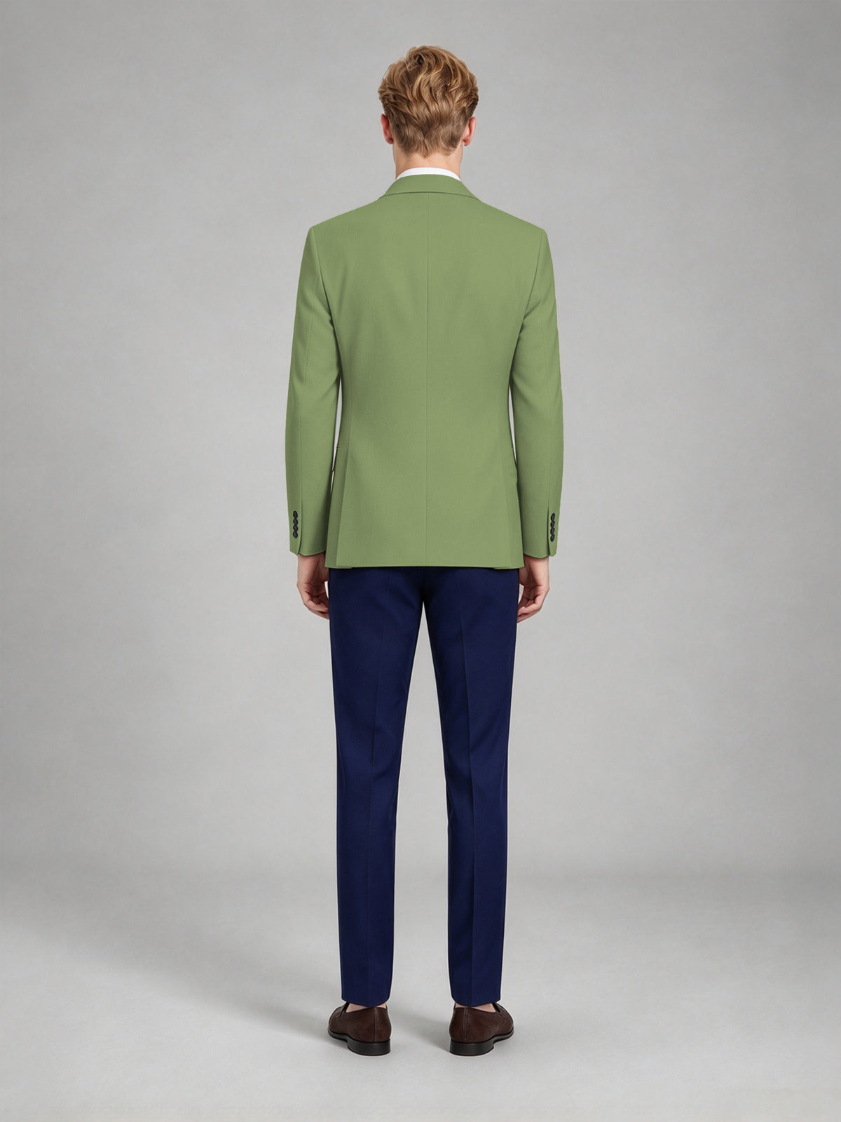 Savile Men's Slim-Fit Blazer – Notch Lapel Sport Coat | Sage Olive - Sage_Olive