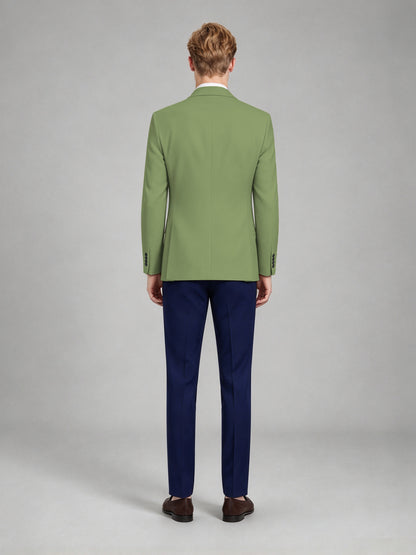 Savile Men's Slim-Fit Blazer – Notch Lapel Sport Coat | Sage Olive - Sage_Olive